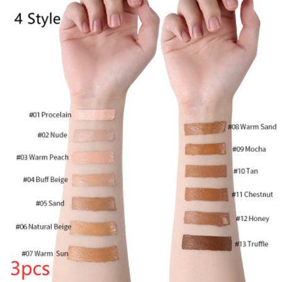 Oil-Control Liquid Foundation - Full Coverage Concealer in 13 Shades - Luminessbty