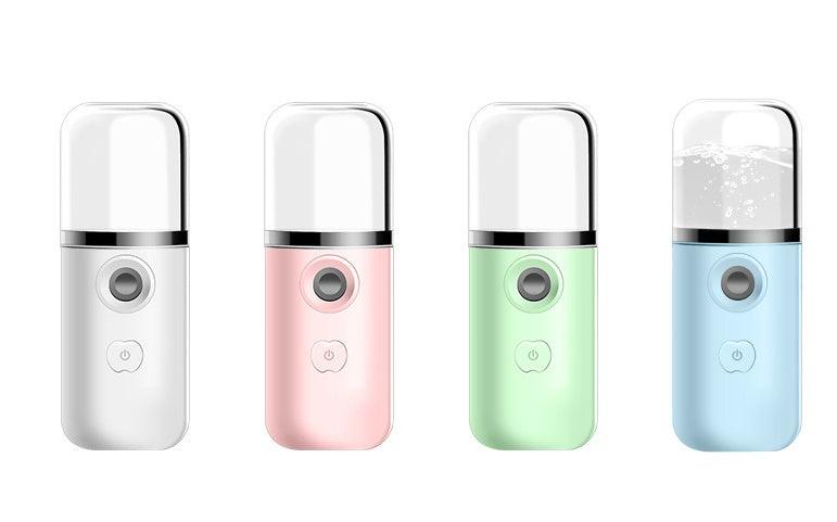 Portable Nano Steaming Face Spray Device – USB Rechargeable Hydrating Mist for Face &amp; Body - Luminessbty