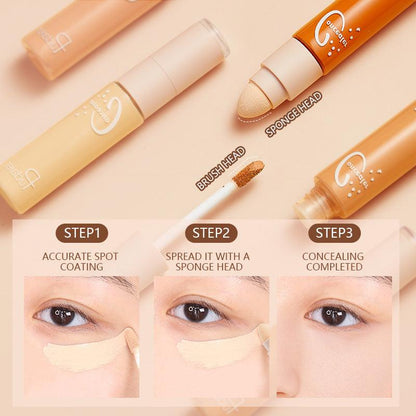 Radiant Glow Stereoscopic Brightening Facial Primer &amp; Concealer – Multi-Shade Beauty Must-Have - Luminessbty