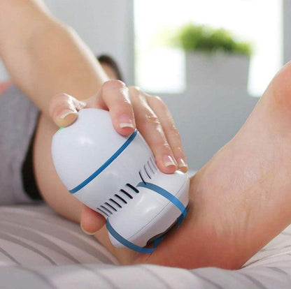 Rechargeable Electric Foot Callus Remover with Diamond Grinders &amp; Vacuum Absorption - Luminessbty