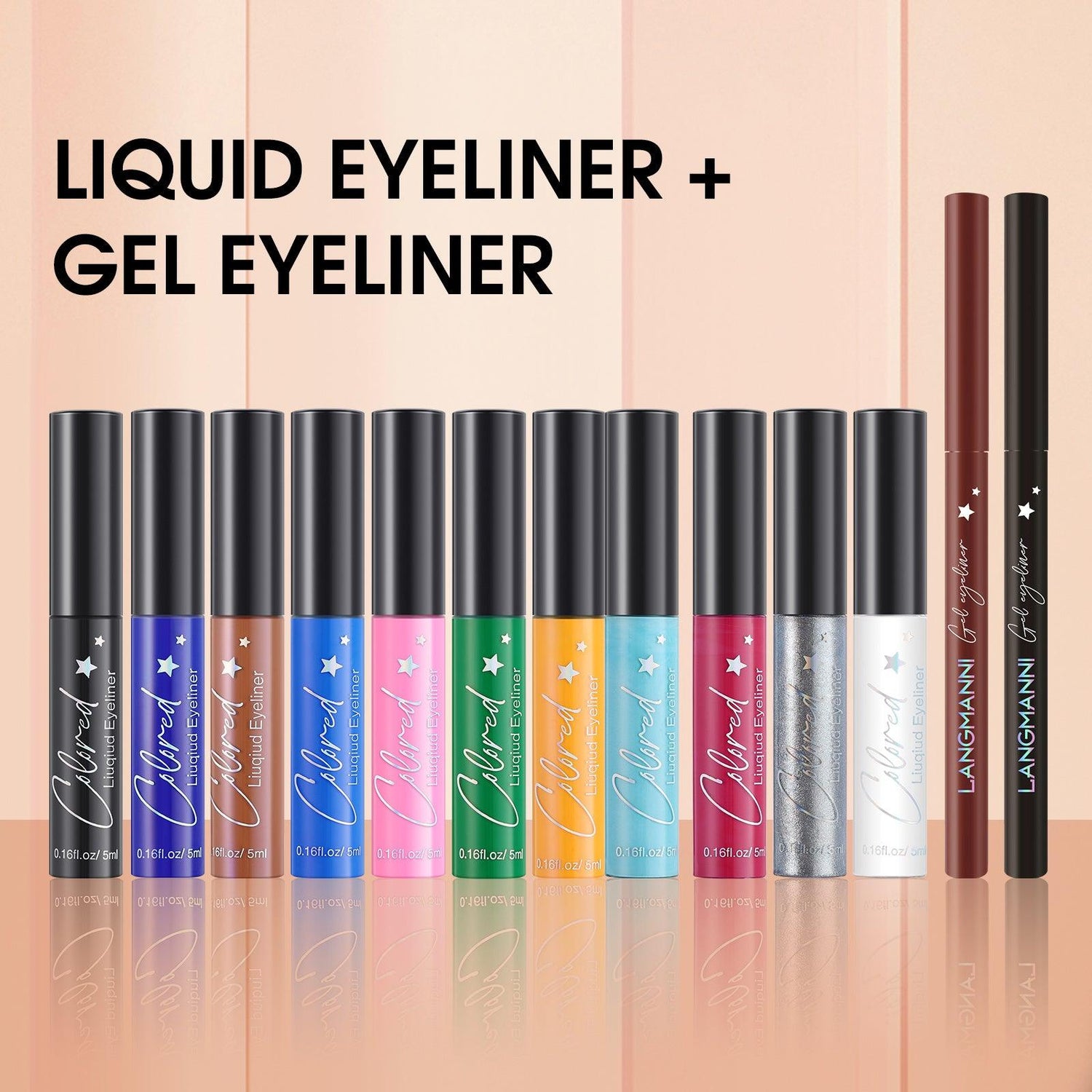 Liquid &amp; Gel Eyeliner Combo Set – Precision &amp; Bold, Long-Lasting Eye Definition - Luminessbty