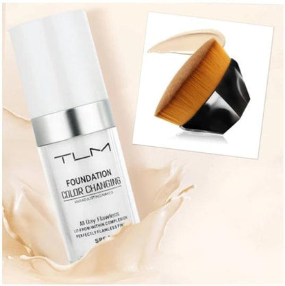 Flawless Match Colour-Changing Liquid Foundation with SPF 50 - Luminessbty