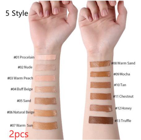 Oil-Control Liquid Foundation - Full Coverage Concealer in 13 Shades - Luminessbty