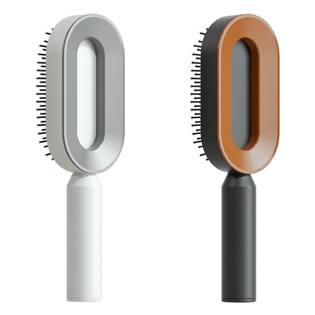 Self-Cleaning Hair Brush with Airbag Massage &amp; Anti-Static Design - Luminessbty