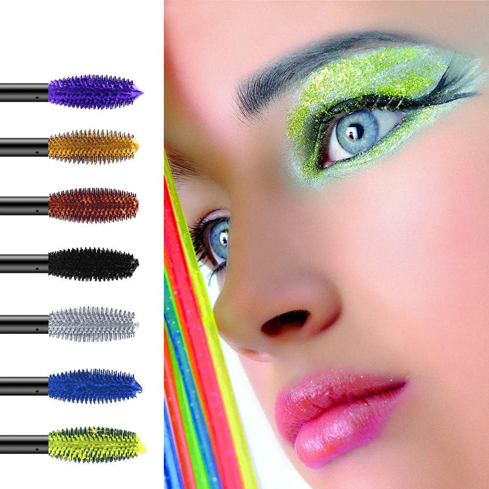 Vibrant Fluorescent Waterproof Mascara – Long-Lasting Curl &amp; Length - Luminessbty