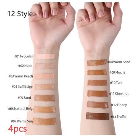 Oil-Control Liquid Foundation - Full Coverage Concealer in 13 Shades - Luminessbty