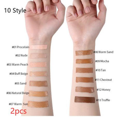 Oil-Control Liquid Foundation - Full Coverage Concealer in 13 Shades - Luminessbty