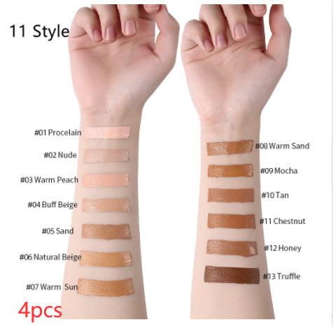 Oil-Control Liquid Foundation - Full Coverage Concealer in 13 Shades - Luminessbty