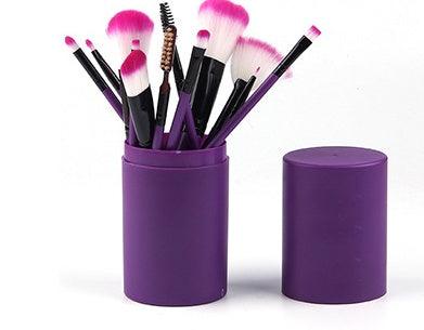 12-Piece Professional Makeup Brush Set – Soft, Durable &amp; Stylish - Luminessbty