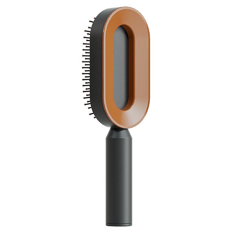 Self-Cleaning Hair Brush with Airbag Massage &amp; Anti-Static Design - Luminessbty