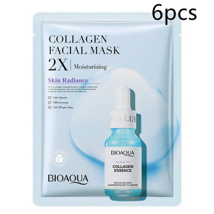 Hydrating Collagen Face Mask for Firming and Rejuvenation - Luminessbty