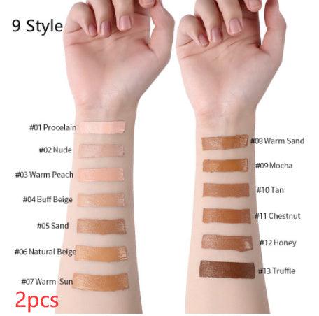 Oil-Control Liquid Foundation - Full Coverage Concealer in 13 Shades - Luminessbty