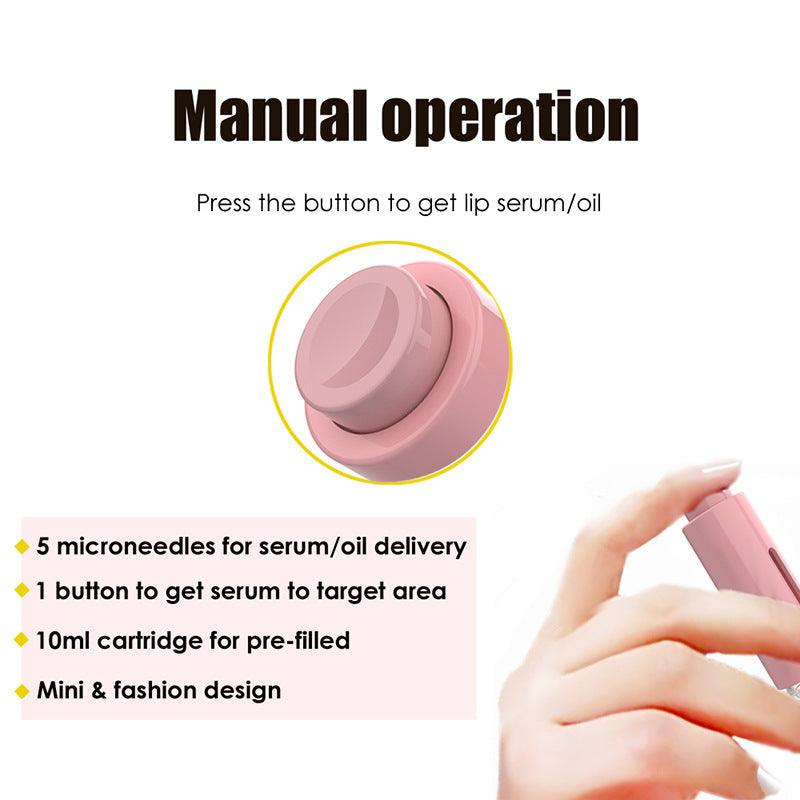 Portable Lip Care Roller – Manual Hydrating &amp; Rejuvenating Lip Massager - Luminessbty