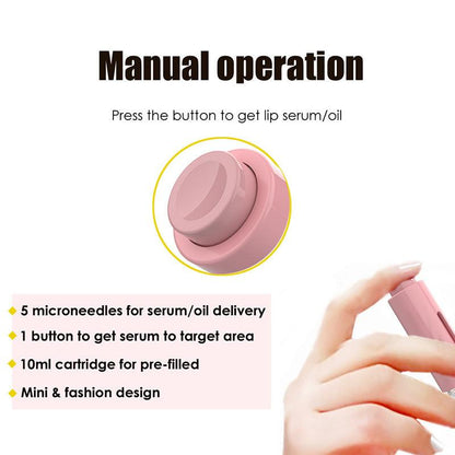 Portable Lip Care Roller – Manual Hydrating &amp; Rejuvenating Lip Massager - Luminessbty