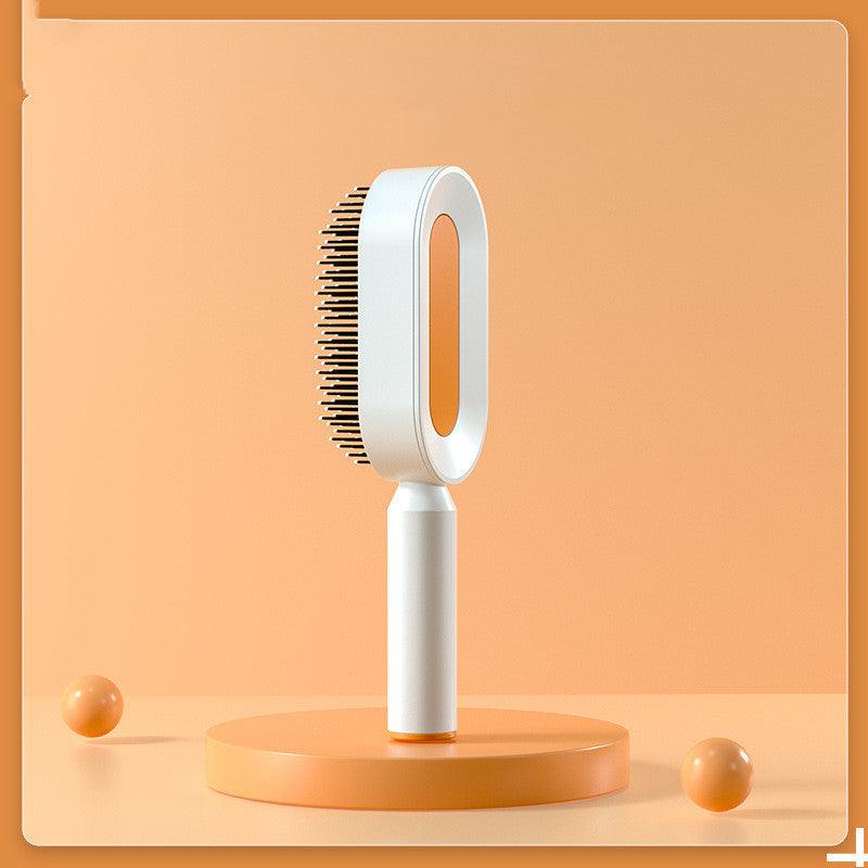 Self-Cleaning Hair Brush with Airbag Massage &amp; Anti-Static Design - Luminessbty