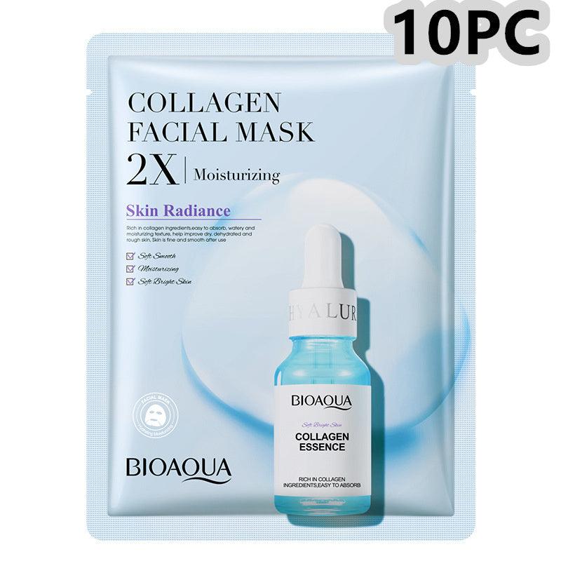 Hydrating Collagen Face Mask for Firming and Rejuvenation - Luminessbty