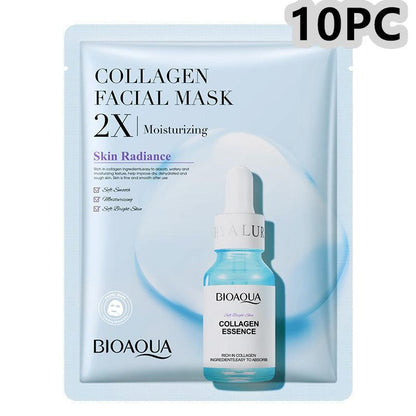 Hydrating Collagen Face Mask for Firming and Rejuvenation - Luminessbty