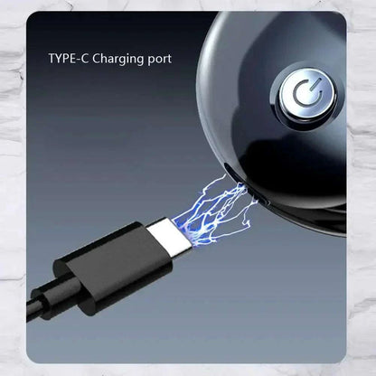 Type-C charging port for Mini Portable Electric Shaver.