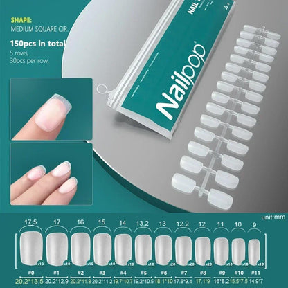 NAILPOP 120pcs Acrylic False Nails – Versatile Nail Tips for DIY &amp; Professional Manicures - Luminessbty