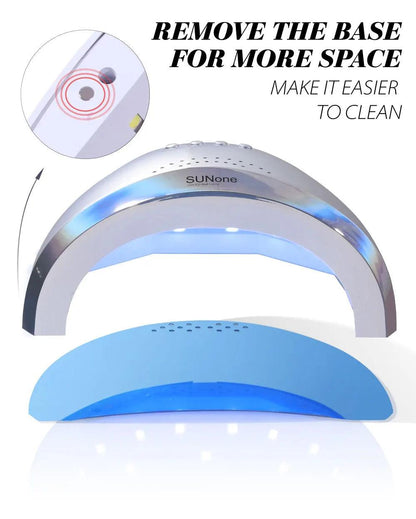 SUNone 48W LED UV Nail Lamp Dryer – Professional Gel Polish Curing Lamp for Salon &amp; Home Use - Luminessbty