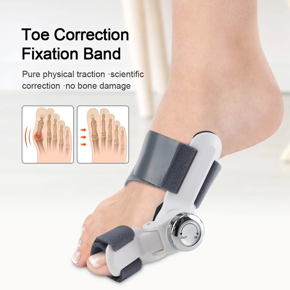 Big Bone Toe Bunion Splint Straightener Corrector Foot Pain Relief Hallux Valgus Feet Care Protector Foot Straightener Unisex