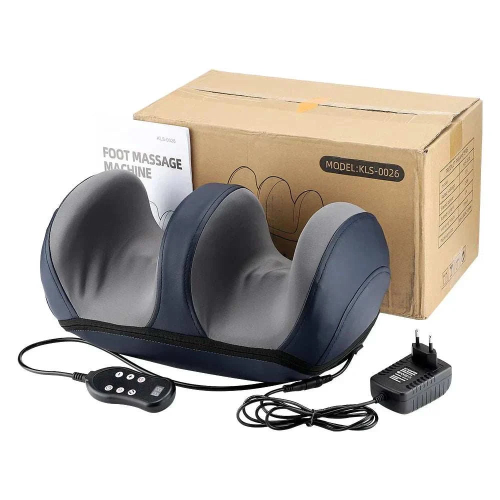 Electric Calf &amp; Foot Massager with Heat and Remote Control for Relaxation and Improved Circulation