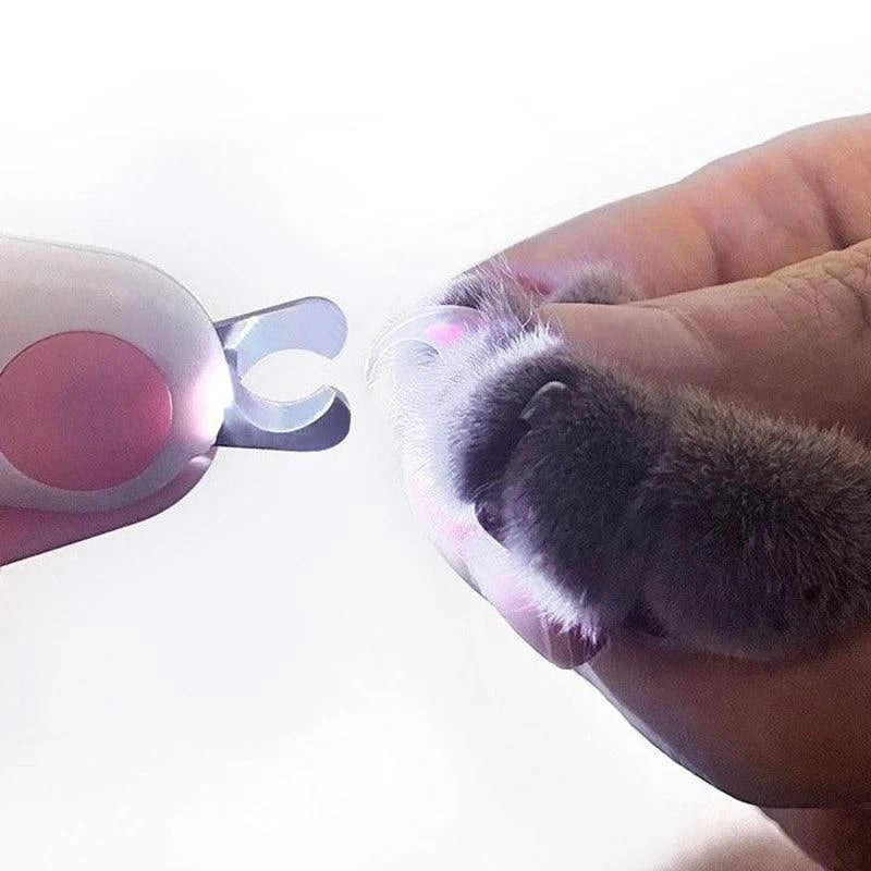 LED Light Pet Nail Clipper trimming pet&