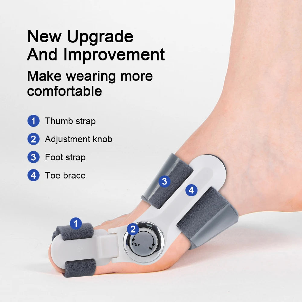 Big Bone Toe Bunion Splint Straightener Corrector Foot Pain Relief Hallux Valgus Feet Care Protector Foot Straightener Unisex