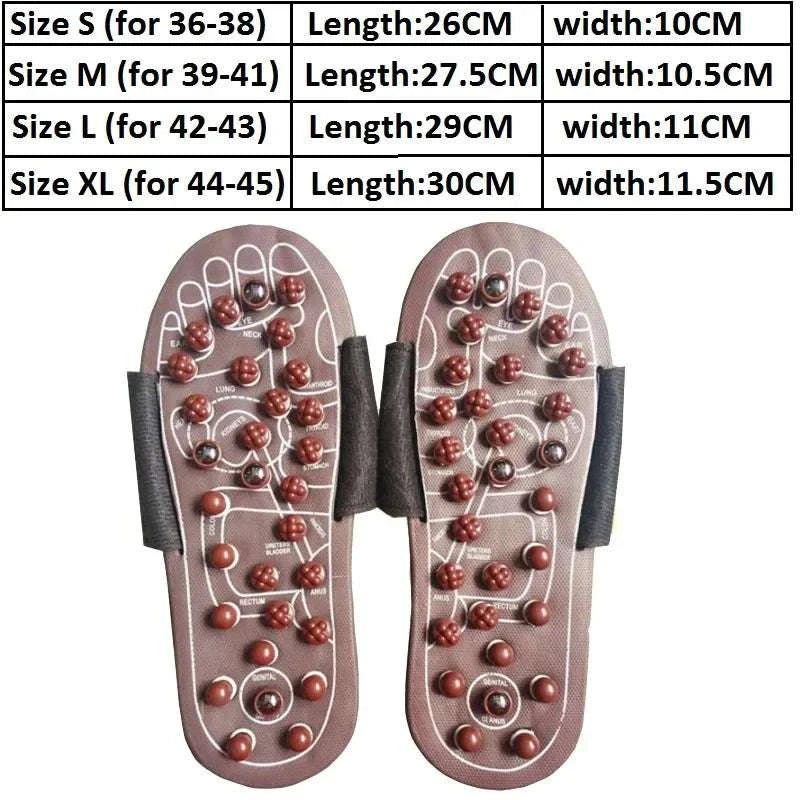 Foot Massager Acupuncture Slippers Massage Tool Acupoint Activation  Reflexology Therapy Relieve Foot Pain Meridians Arthritis