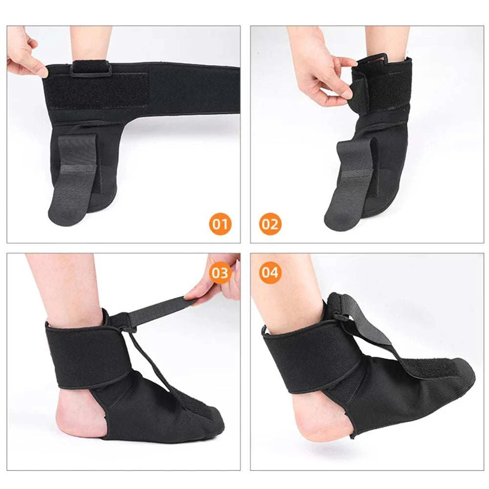 Plantar Fasciitis Night Splint Sock - Soft Plantar Fascia Stretcher Brace, Achilles Tendonitis Sleeping Support Boot Pain Relief