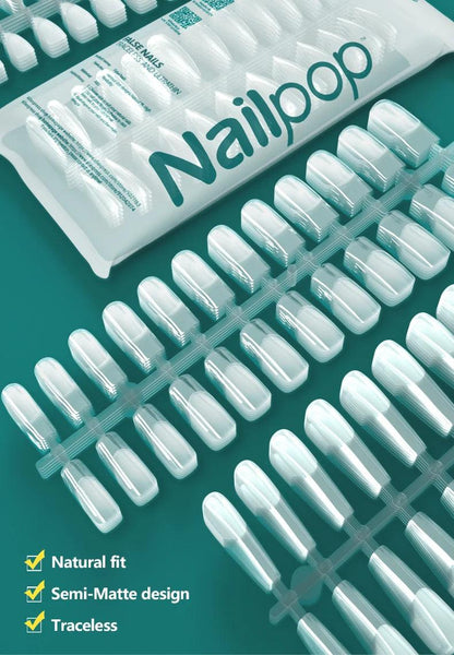 NAILPOP 120pcs Acrylic False Nails – Versatile Nail Tips for DIY &amp; Professional Manicures - Luminessbty