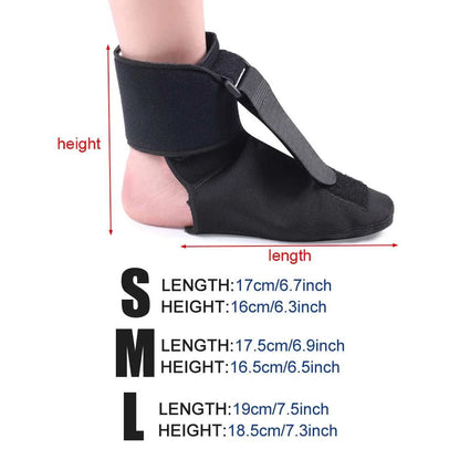 Plantar Fasciitis Night Splint Sock - Soft Plantar Fascia Stretcher Brace, Achilles Tendonitis Sleeping Support Boot Pain Relief