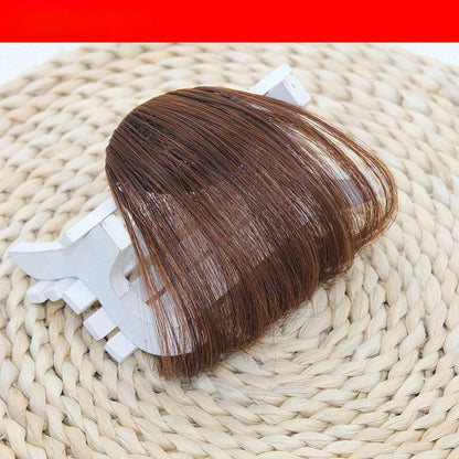 Fake Air Bangs Hair Styling Tool – Thin Synthetic Clip-In Fringes for Instant Volume and Style - Luminessbty