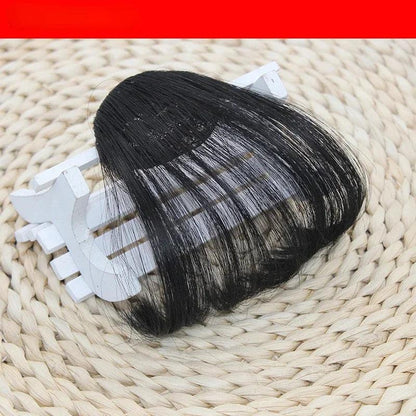 Fake Air Bangs Hair Styling Tool – Thin Synthetic Clip-In Fringes for Instant Volume and Style - Luminessbty