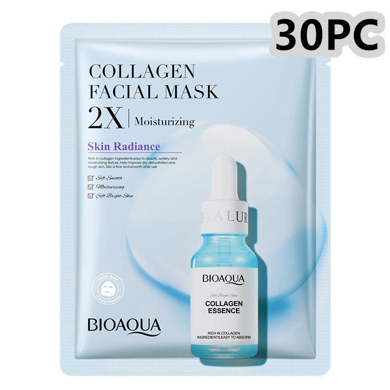 Hydrating Collagen Face Mask for Firming and Rejuvenation - Luminessbty