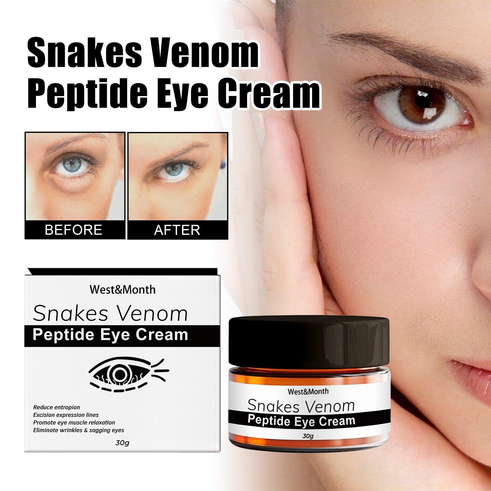 Snake Venom Peptide Eye Cream - Brightens, Lifts, and Reduces Dark Circles &amp; Eye Bags - Luminess Store