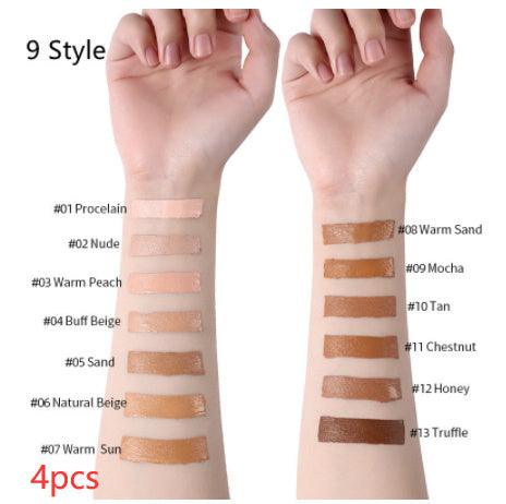 Oil-Control Liquid Foundation - Full Coverage Concealer in 13 Shades - Luminessbty