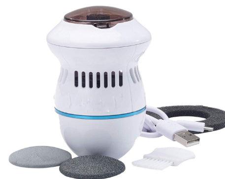 Rechargeable Electric Foot Callus Remover with Diamond Grinders &amp; Vacuum Absorption - Luminessbty