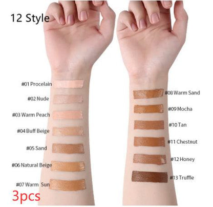 Oil-Control Liquid Foundation - Full Coverage Concealer in 13 Shades - Luminessbty