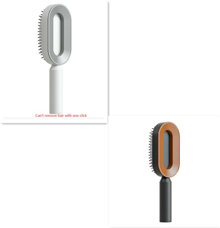 Self-Cleaning Hair Brush with Airbag Massage &amp; Anti-Static Design - Luminessbty