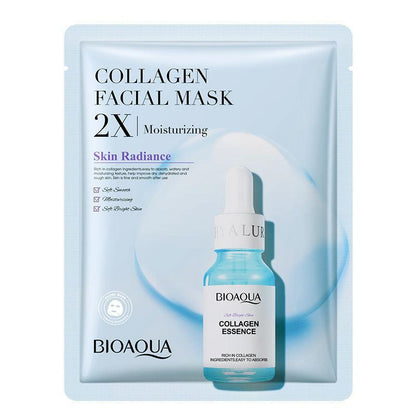 Hydrating Collagen Face Mask for Firming and Rejuvenation - Luminessbty