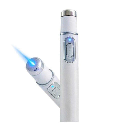 blue light varicose therapy laser pen by Luminess Store