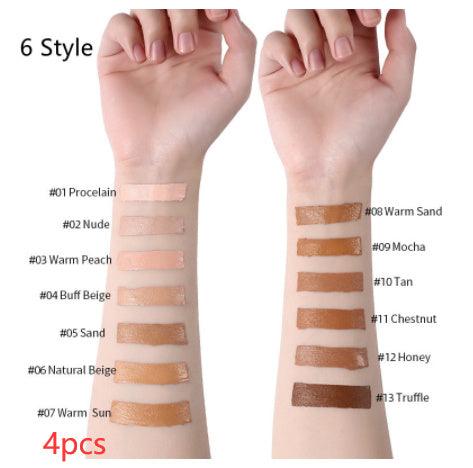 Oil-Control Liquid Foundation - Full Coverage Concealer in 13 Shades - Luminessbty