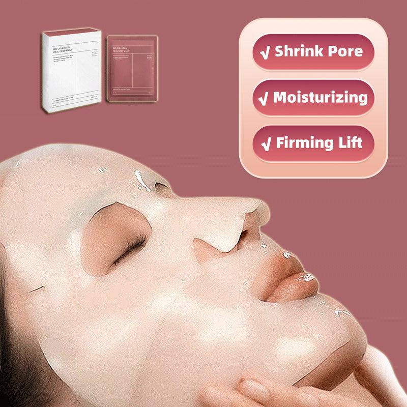 Collagen Face Mask – Pore Shrinking &amp; Brightening Skin Care - Luminessbty